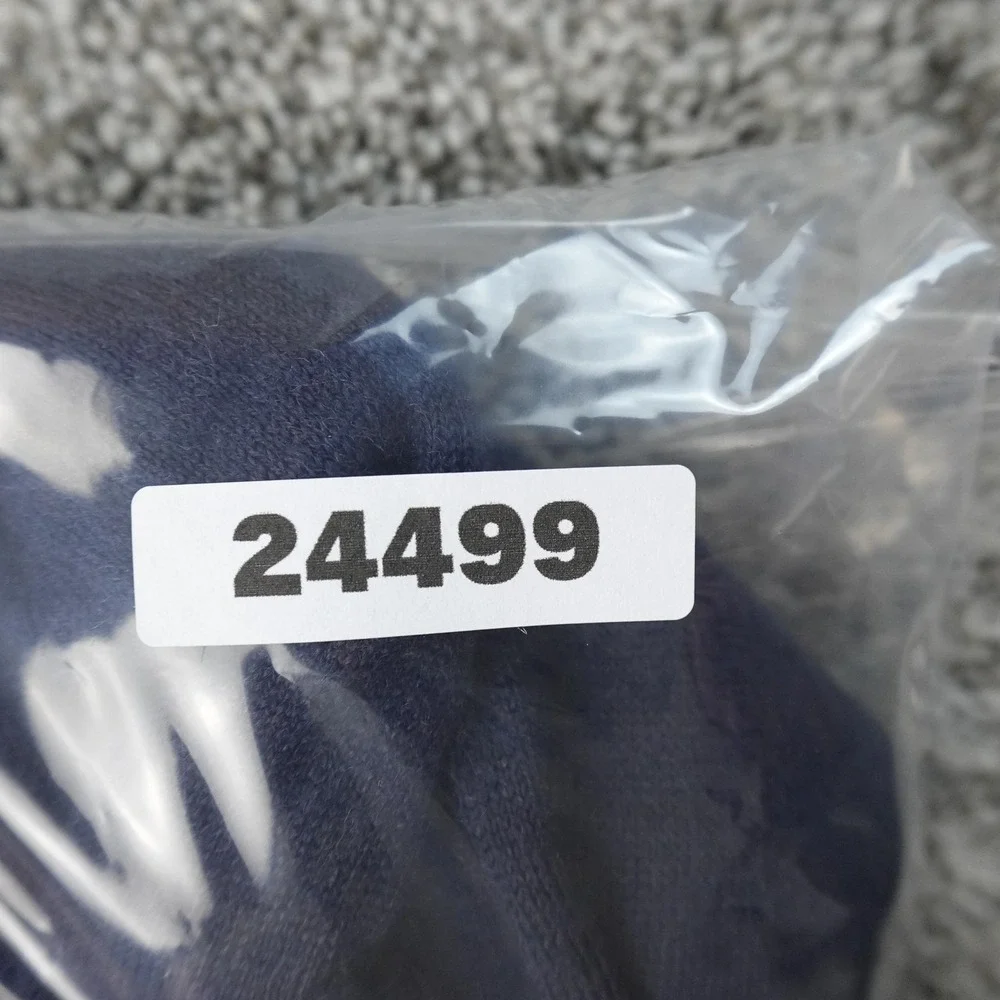 Banana Republic Sweater Mens 2XL Blue‎ Merino Wool Crewneck Pullover Lightweight